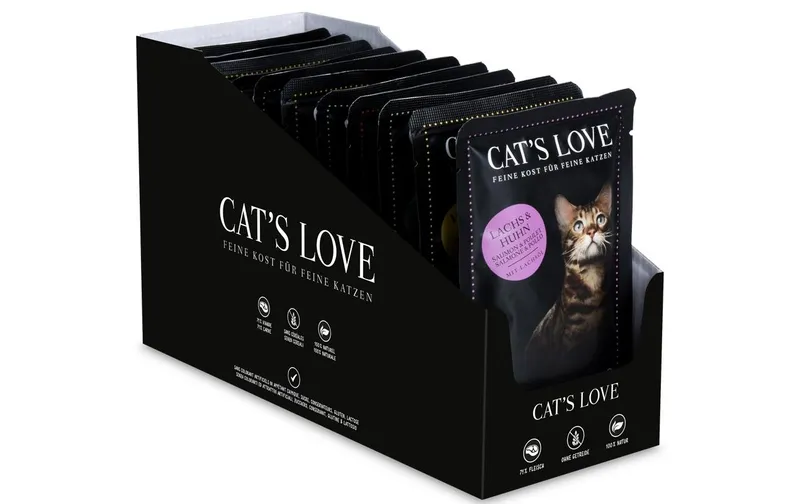 Cat's Love Nassfutter Adult Multipack, 12 x 85 g