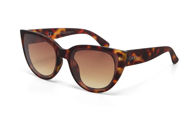 OKKIA Sonnenbrille Silvia Classic Havana