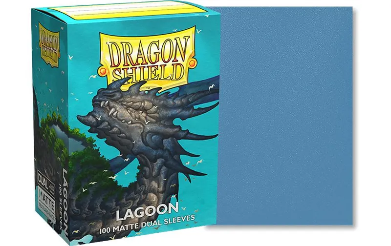Dragon Shield Kartenhülle Dual Matte: Lagoon Standardgrösse bluegrau 100