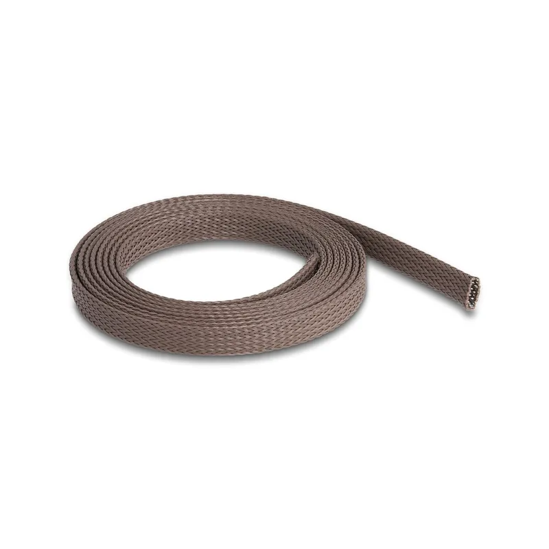 Delock Geflechtschlauch nagerfest, 2 m x 12 mm brun