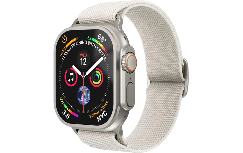 Vonmählen Armband Classic Nylon Loop Apple Watch 40/41/42 mm Cream