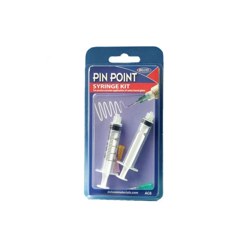 Deluxe Materials Dosierspender Pin Point Syringe Kit 1 pièces, transparent