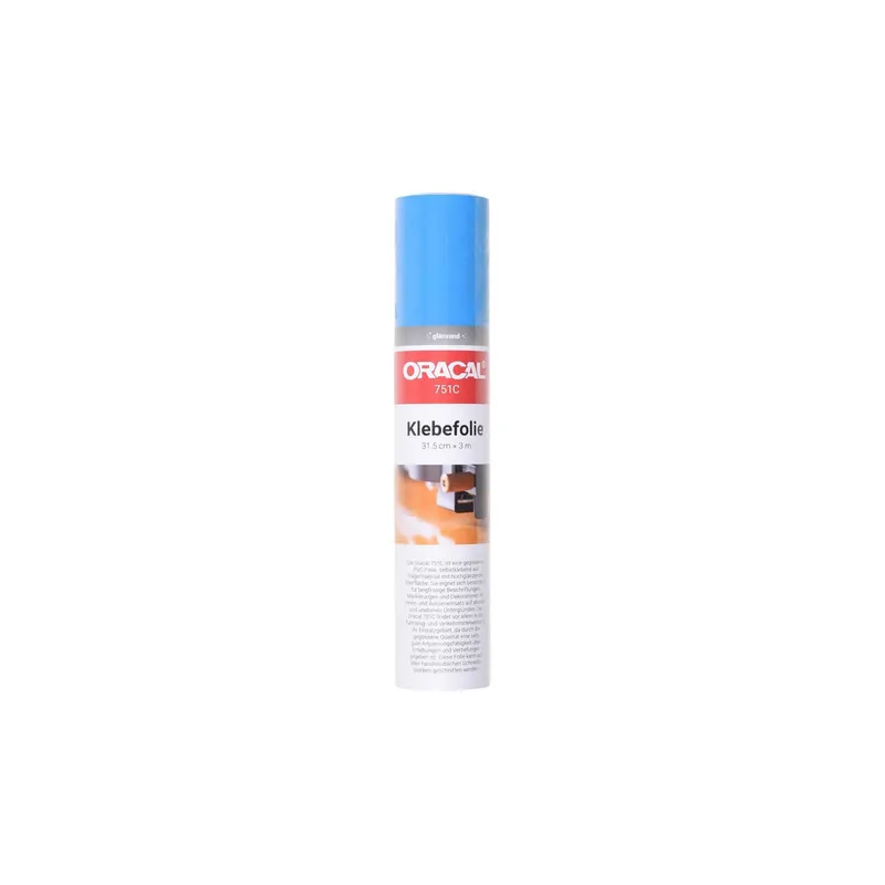 ORAFOL Vinylfolie Oracal 751C / 31.5 x 300 cm Hellblau