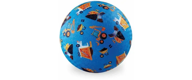 Crocodile Creek Spielball Baustelle Kautschuk bleu 13 cm