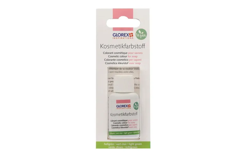Glorex Kosmetikfarbtessuto 20 ml, Hellgrün