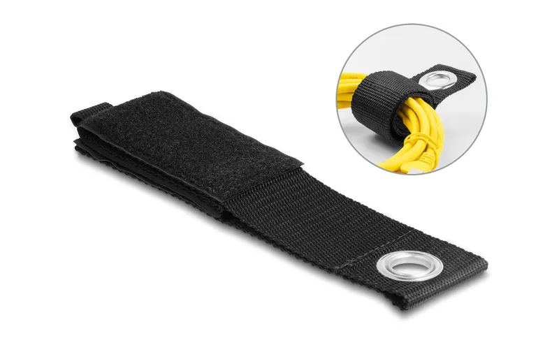 Delock Klettkabelbinder noir 435 mm x 50 mm