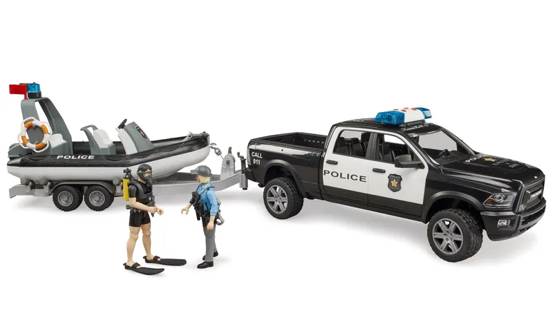 BRUDER RAM 2500 Polizei Pickup