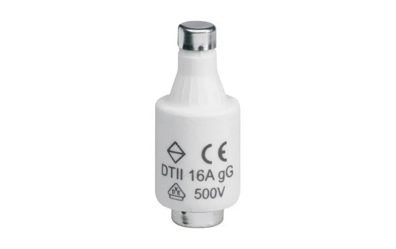 Elektromaterial Schmelzsicherung DII E27 16A 500 V gG avec Melder 5 pièces