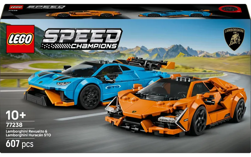 LEGO® Speed Champions Lamborghini Revuelto und Huracán STO 77238