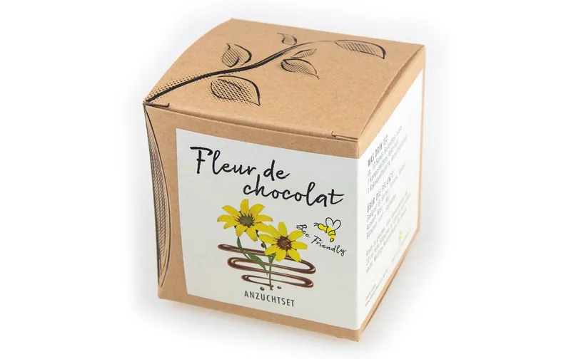 naturelkraftwerk Anzuchtset Fleur de chocolat, mit Schokoladenblume