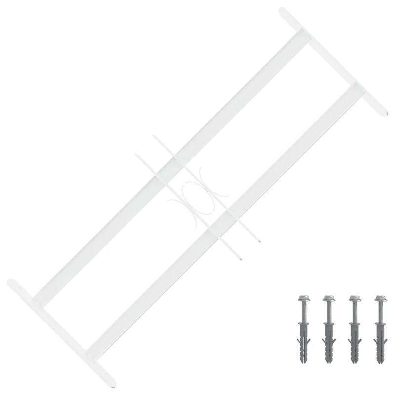 Sicherheitsgitter for Fenster with 2 Querstangen 3 pcs 43-74 cm