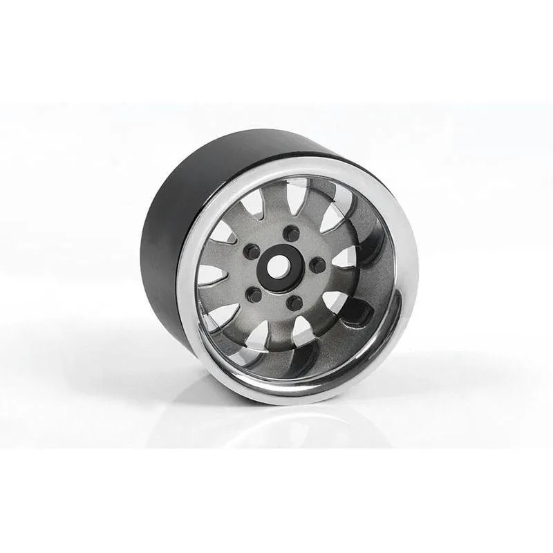 RC4WD Felgen 1.9" 5 Lug Beadlock, Silber 4 Stück