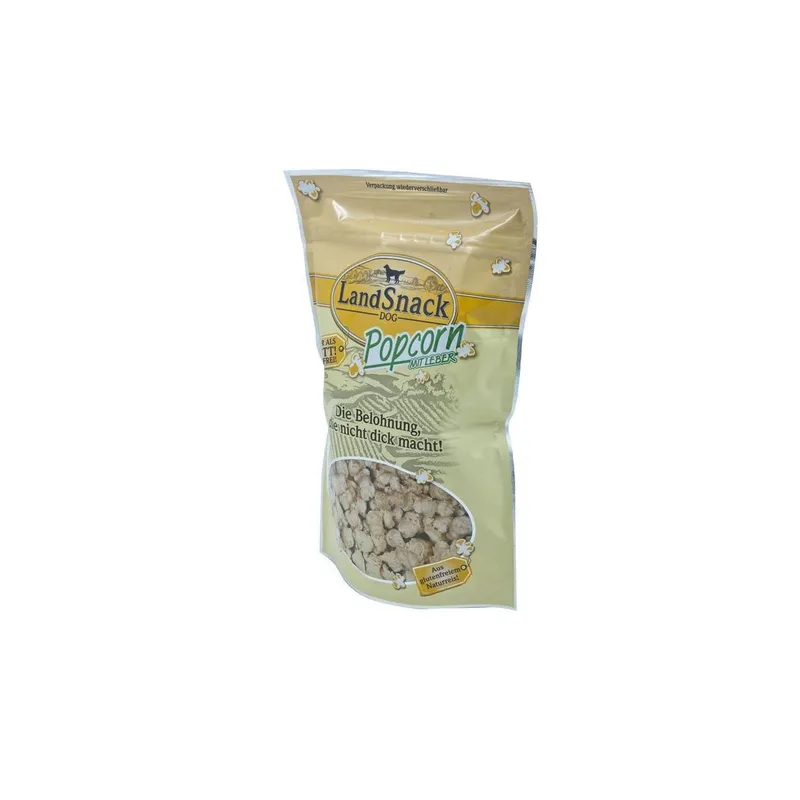 LandSnack Snack Dog Popcorn con Leber, 100g