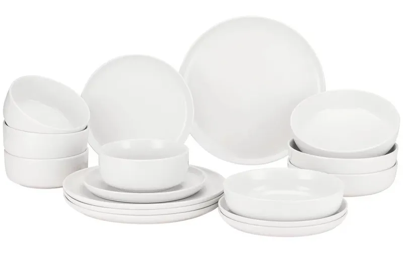 Mäser Speise-Service Navina 16-teilig, blanc