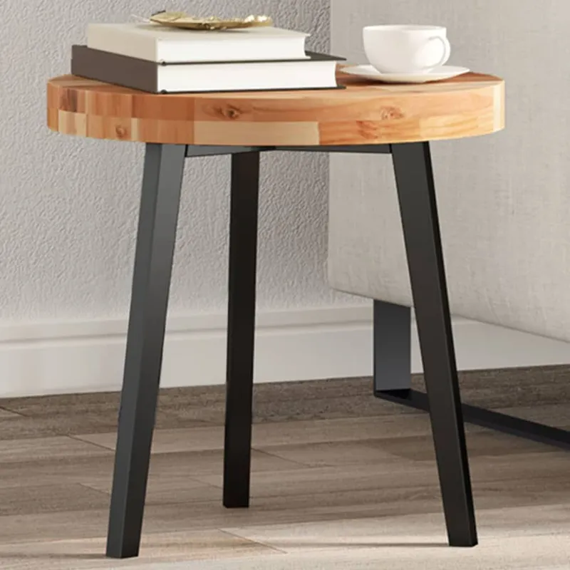 Tischplatte Rund Ø40x4 cm legno massiccio acacia