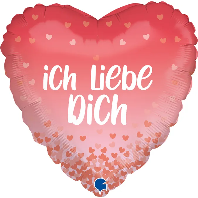 Folienballon Ich liebe Dich