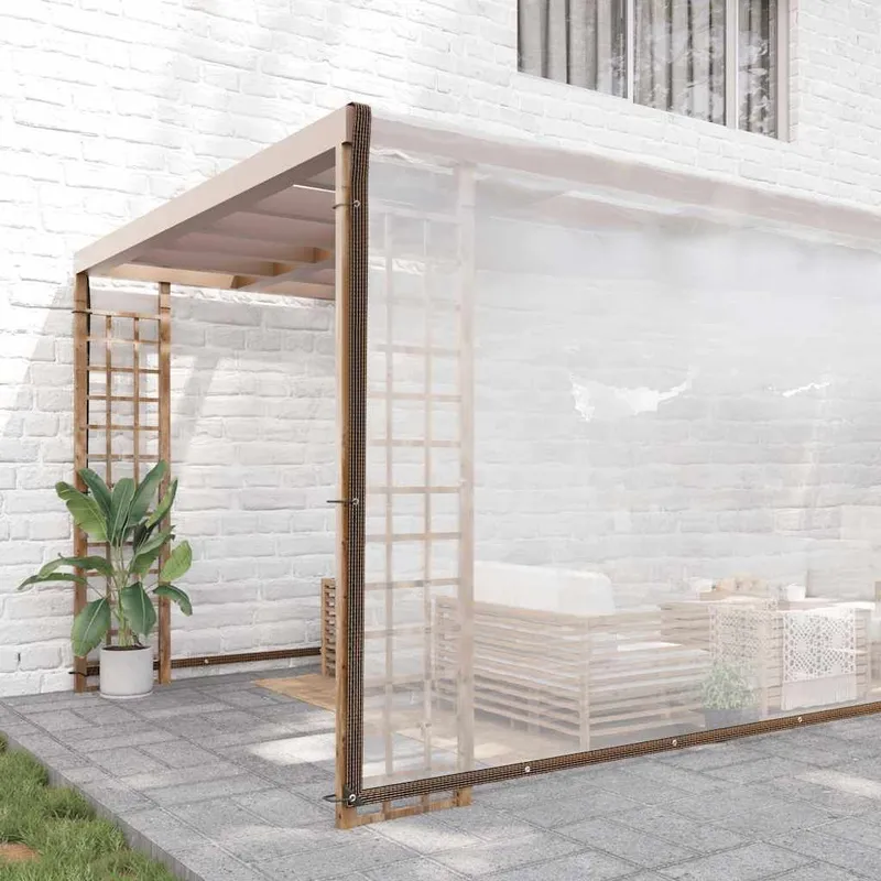Transparente Plane with Ösen 10x10 m Polyethylen