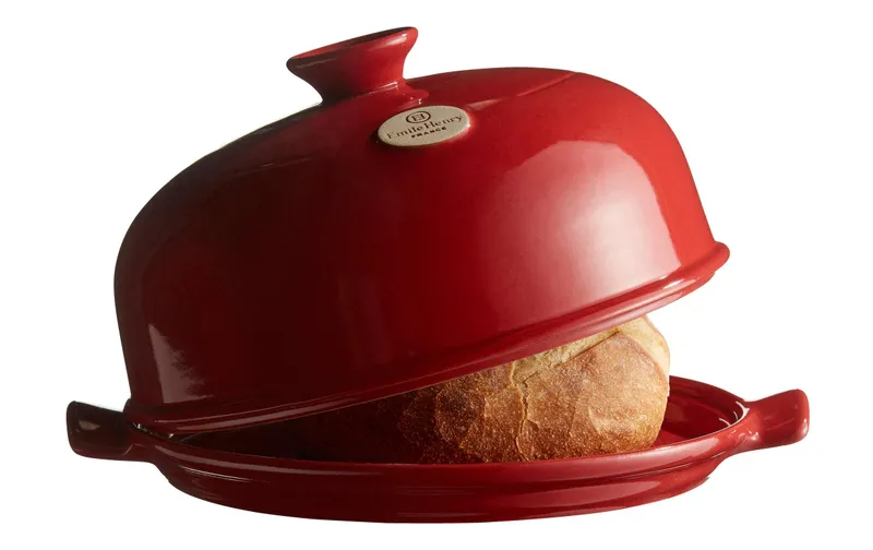 Emile Henry Brot-Backform 28.5 cm, red