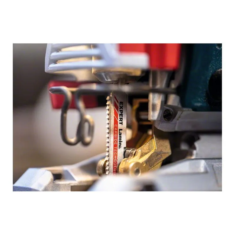 Bosch Professional Stichsägeblatt EXPERT Laminate Clean T128 BHM, 3 pezzi