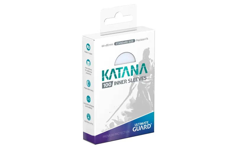 Ultimate Guard Kartenhülle Katana Inner Sleeves Standard trasparente 100
