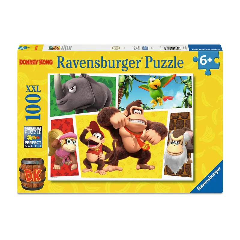 Ravensburger Puzzle Nintendo Super Mario – la Affen sind los!
