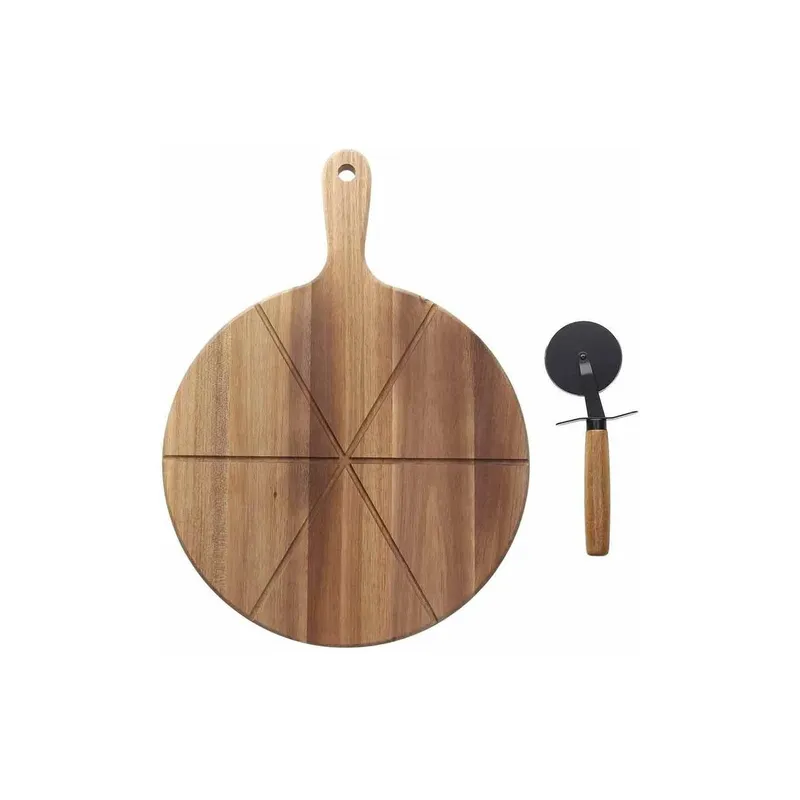 Tognana Tognana Pizza planche avec couteau, 42 x 30 cm, brun