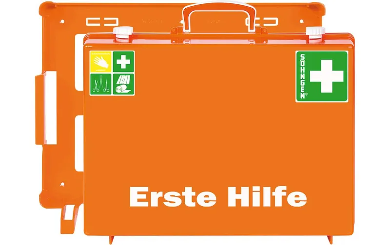 SÖHNGEN Erste-Hilfe-Koffer MT-CD, Orange, leer