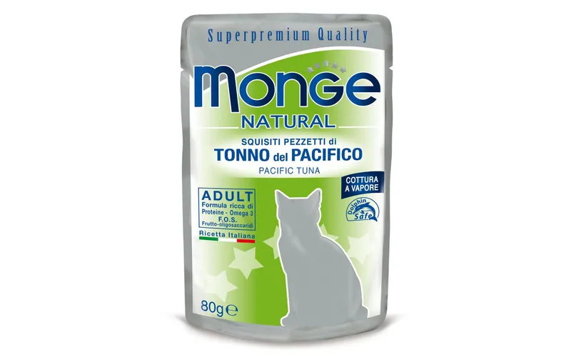 Monge Nassfutter Natural Adult, Pazifikthunfisch, 80 g