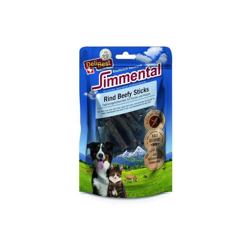 DeliBest Simmental Rind Beefy Sticks 90 g