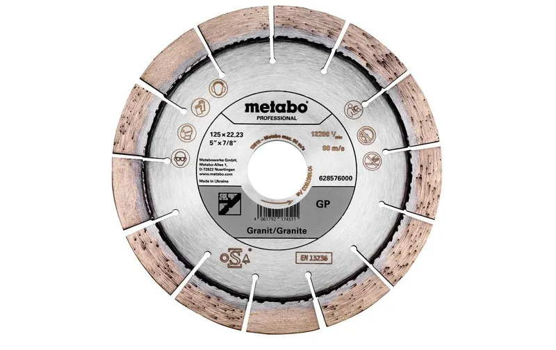 Metabo Trennscheibe GP Granit Professional Diamant 125 mm