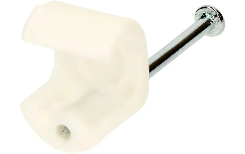 Max Hauri Nagelbriden Set 6-9 mm bianco per Flachkabel 100 pezzi