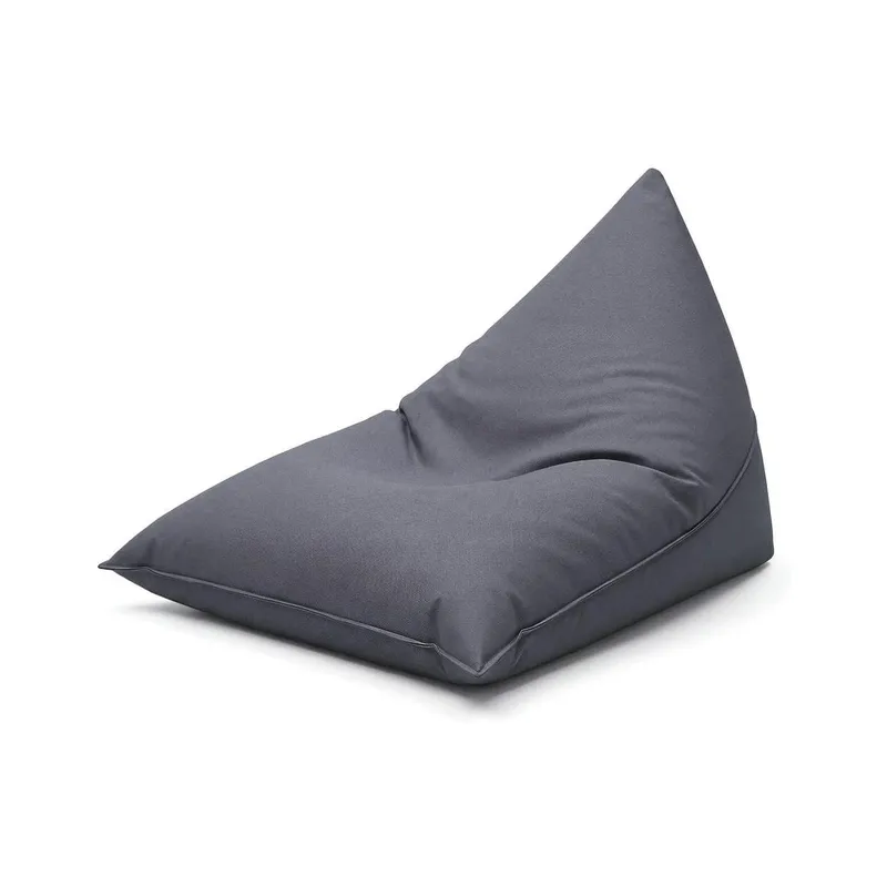 Urbanara Sitzsack Basic-Outdoor Triangle, 300 l, grey