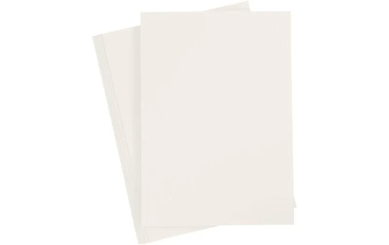 Creativ Company Bastelpapier 70 g, 20 Blatt, Creme