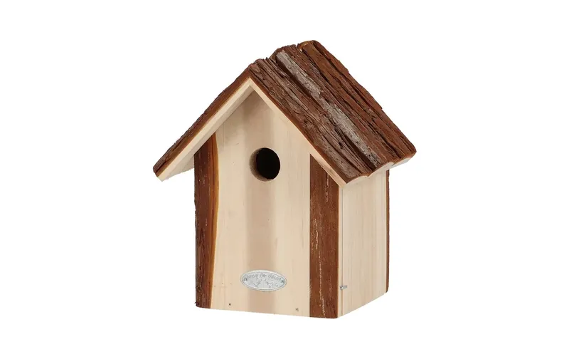Esschert Design Nistkasten Tannenholz con Rindentetto