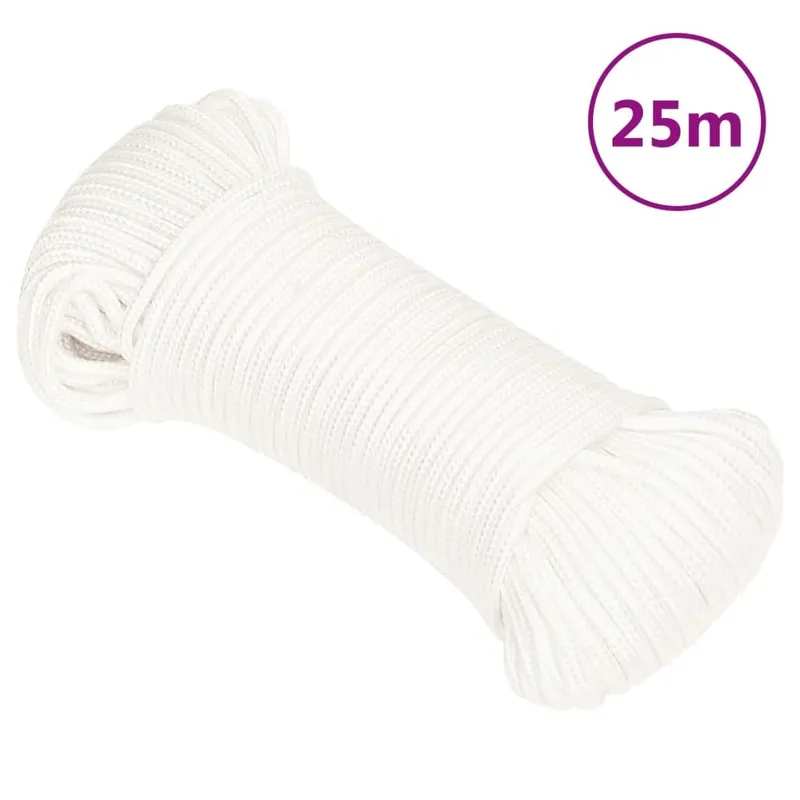 Bootsseil Weiß 3 mm 25 m Polypropylen