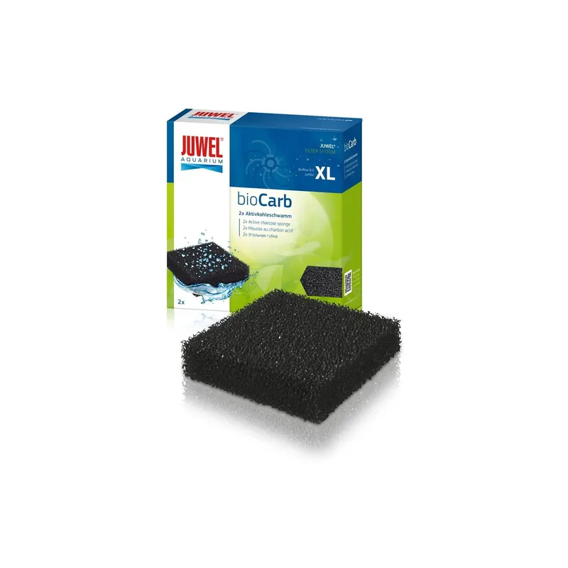 Juwel Kohleschwamm bioCarb XL, 2 Stück