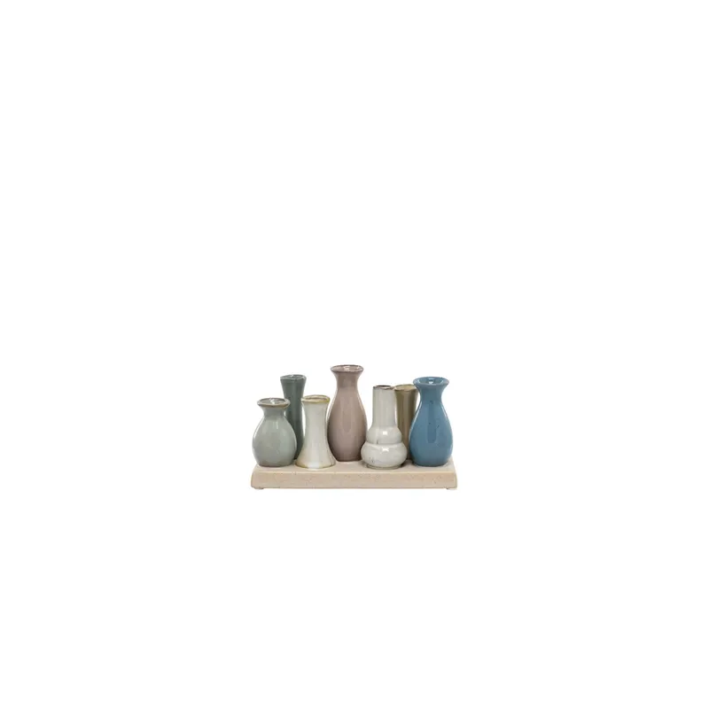 Chic Antique Vasen-Set 11 cm, multicolore