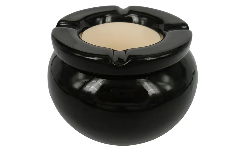 Dameco Aschenbecher black