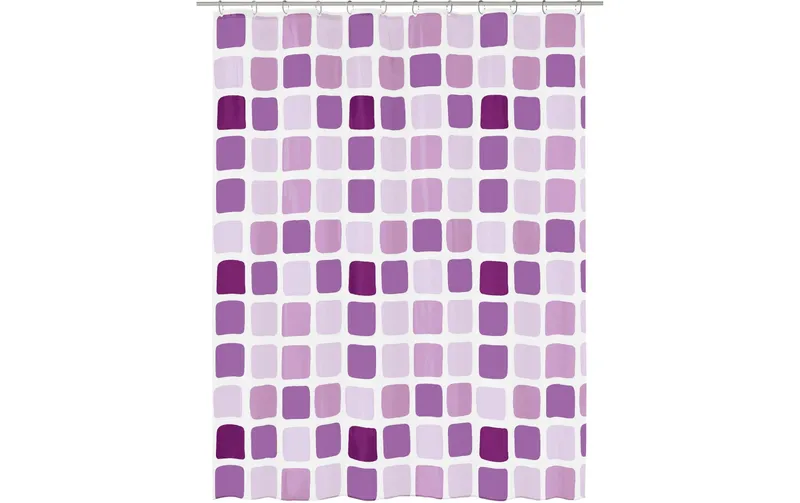 Kleine Wolke Duschvorhang Sonny 180 x 200 cm, Violett