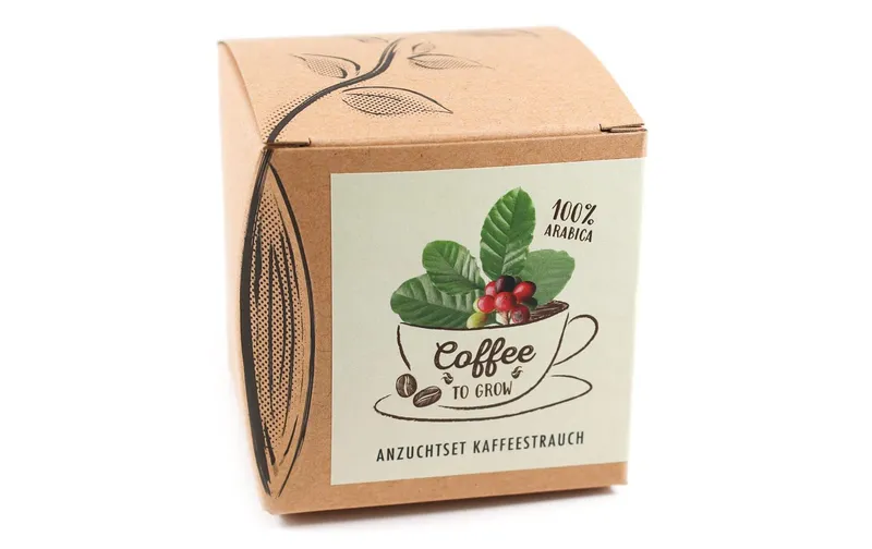 naturalekraftwerk Anzuchtset Coffee-to-grow mit Kaffeesaatgut