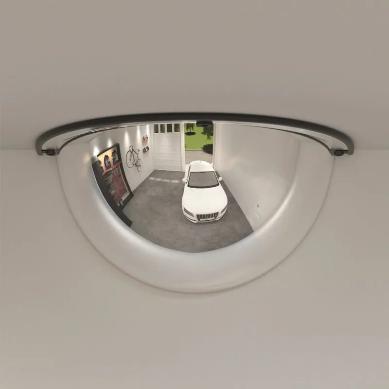 Miroirs de circulation en demi-dôme 2 pcs Ø30 cm Acrylique