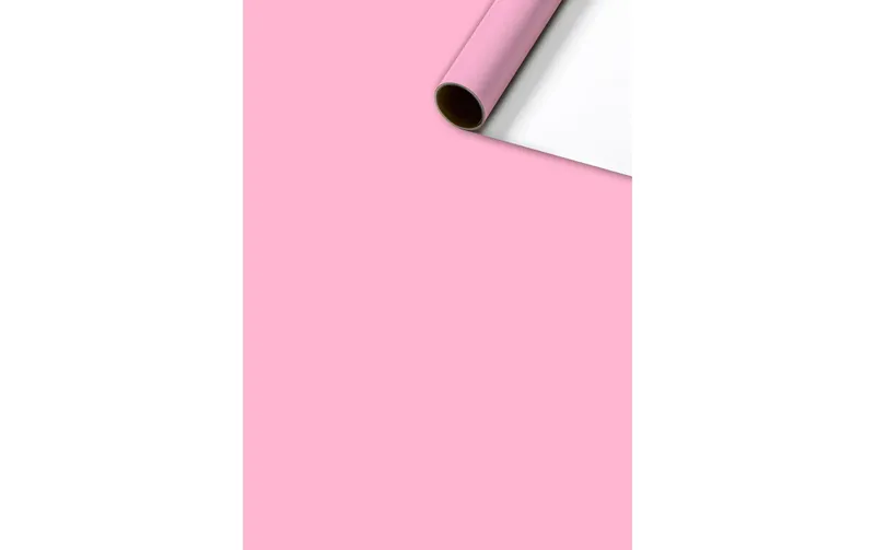 Stewo Geschenkpapier Colour Rosa / white, 70 cm x 2 m