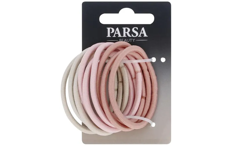 Parsa Beauty Haargummi Haargummi Rosa/Beige 9 pezzi