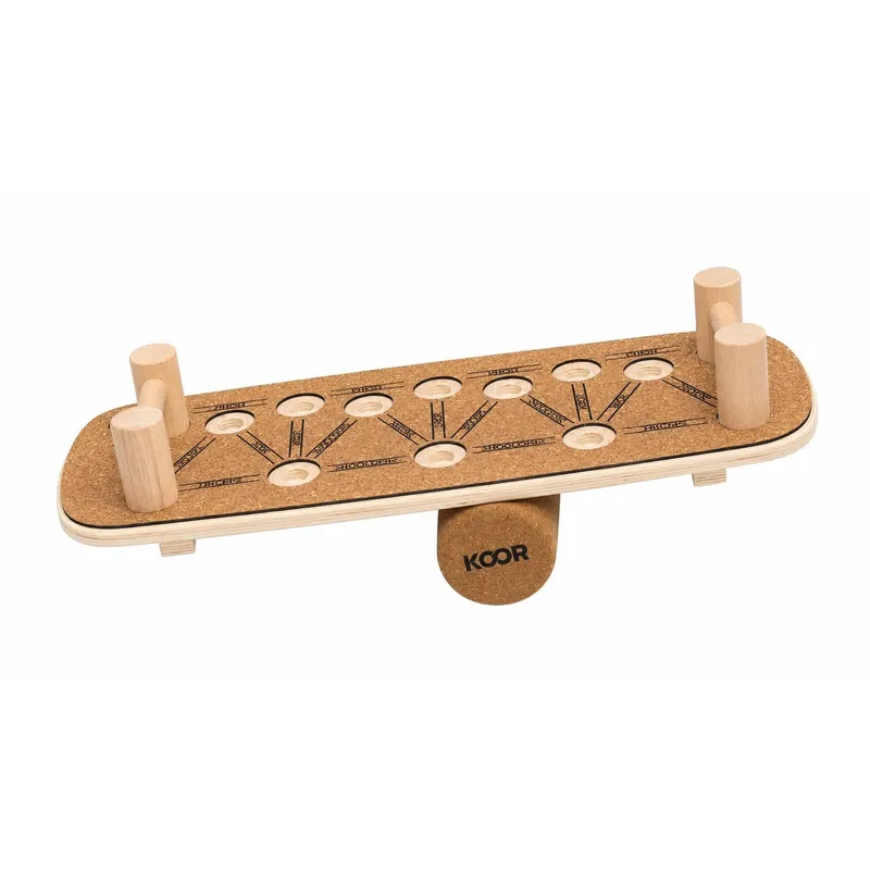 KOOR Balance Push-up-Board mit Korkrolle