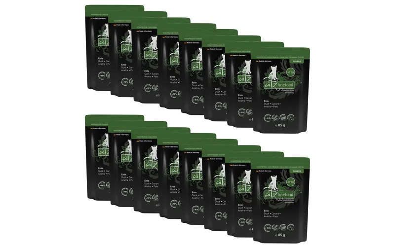 catz finefood Nassfutter Purrrr No.115 Ente, 16 x 85 g