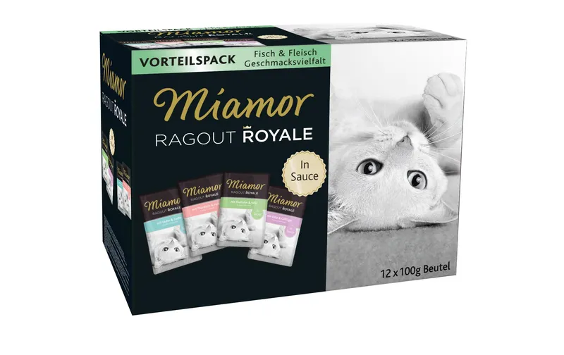 Miamor Nassfutter Ragout Royale in Sauce Multipack 4 Sorten