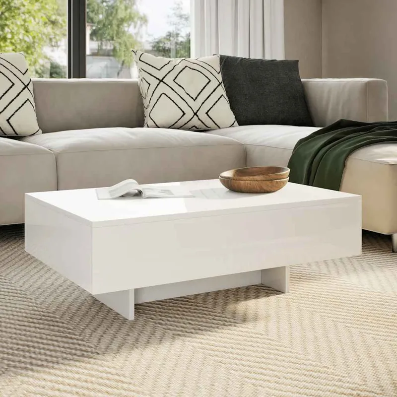 Couchtisch Hochglanz-white
