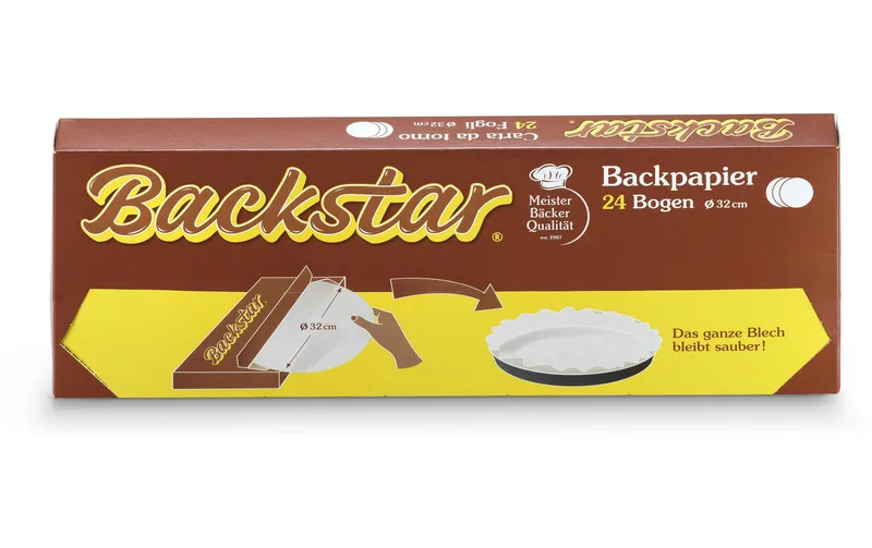 Backstar Backpapier Rund 24 pièces
