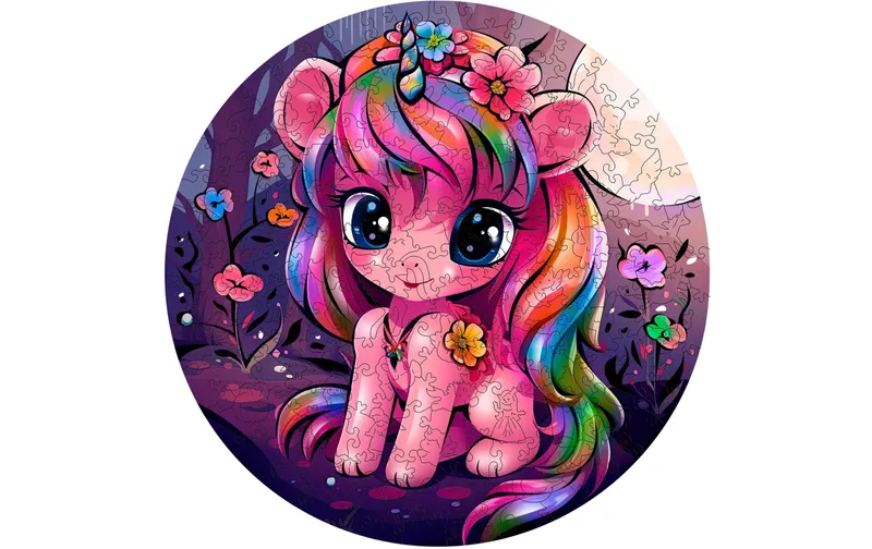 Escape Welt Holz-Puzzle Einhorn