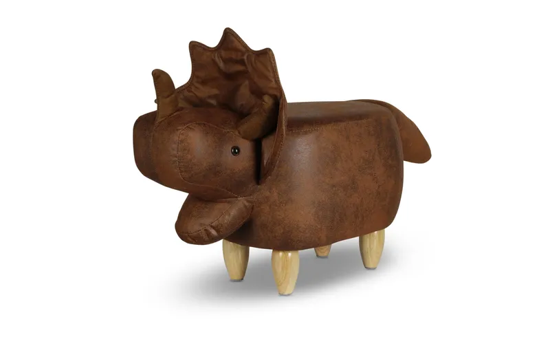zoosy Kinderhocker Dino Bolle Braun